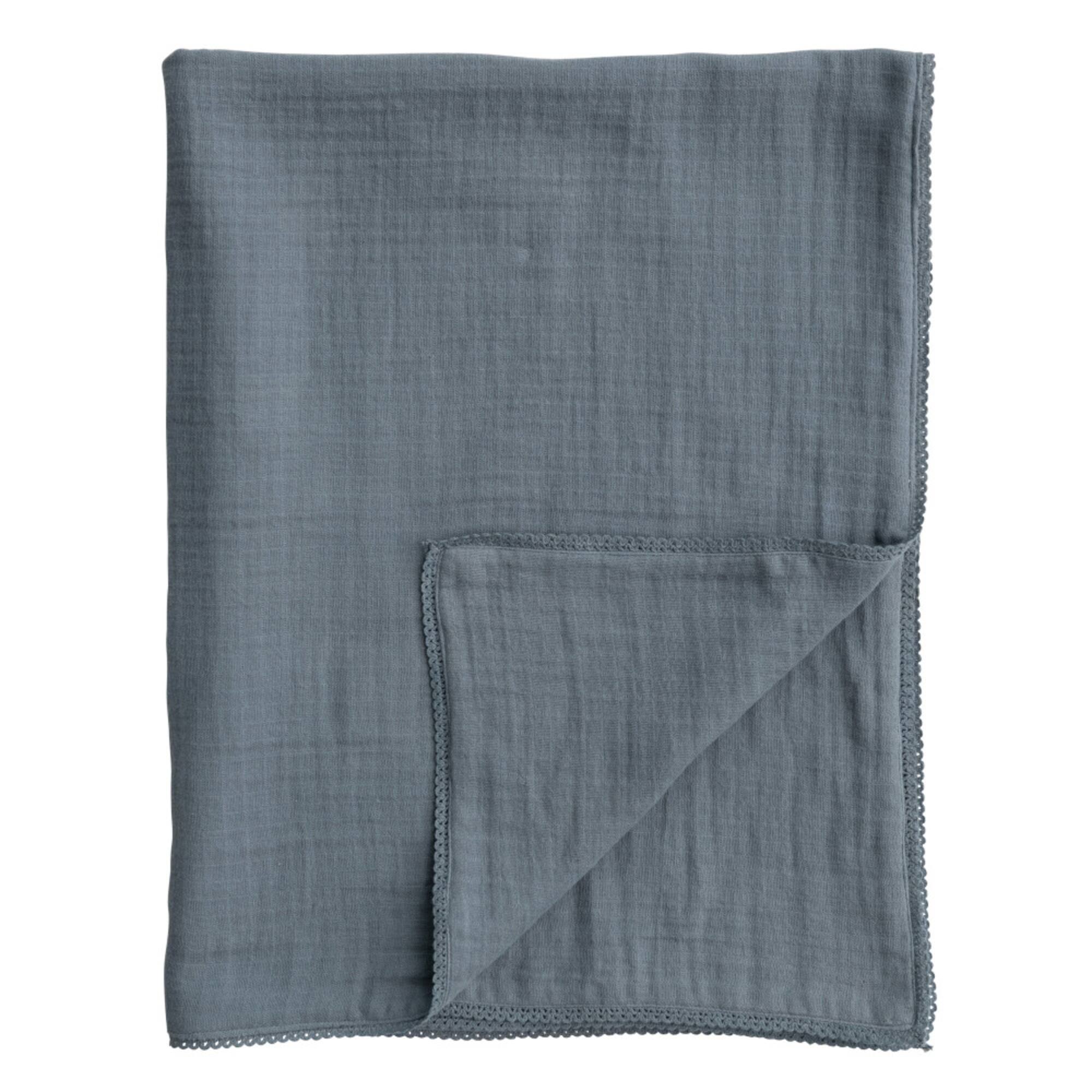 Hello Honey® Double Cloth Cotton Baby Blanket with Trim